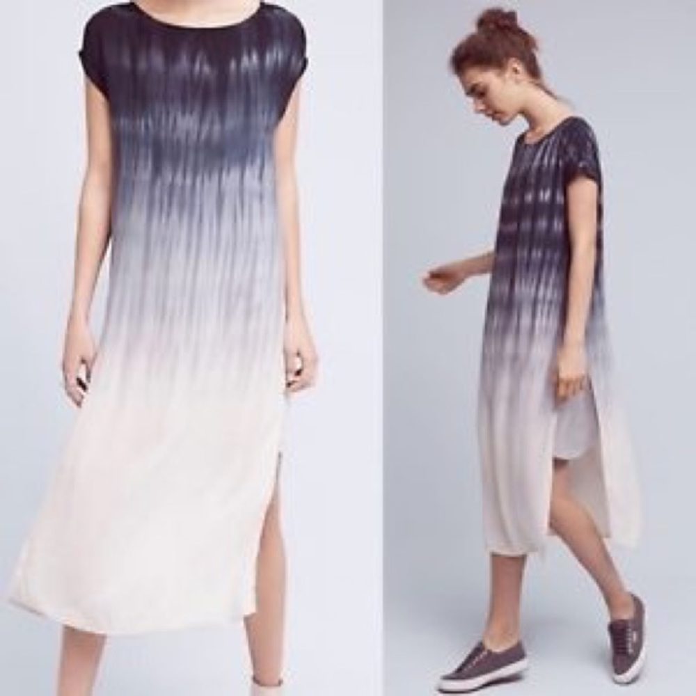 Anthropologie Cloth and Stone Horizon Fade Dress